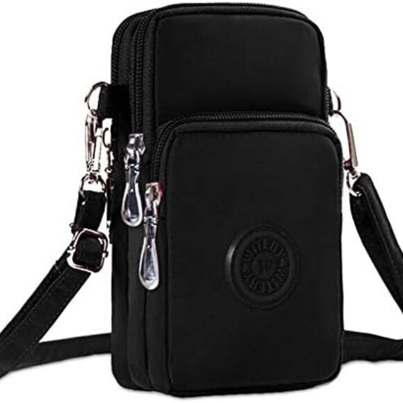 Waterproof Nylon Crossbody Phone Purse Wallet Small Travel Bag for Women - Picture 1 of 9